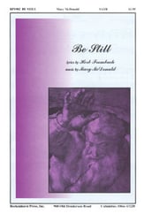 Be Still SATB choral sheet music cover